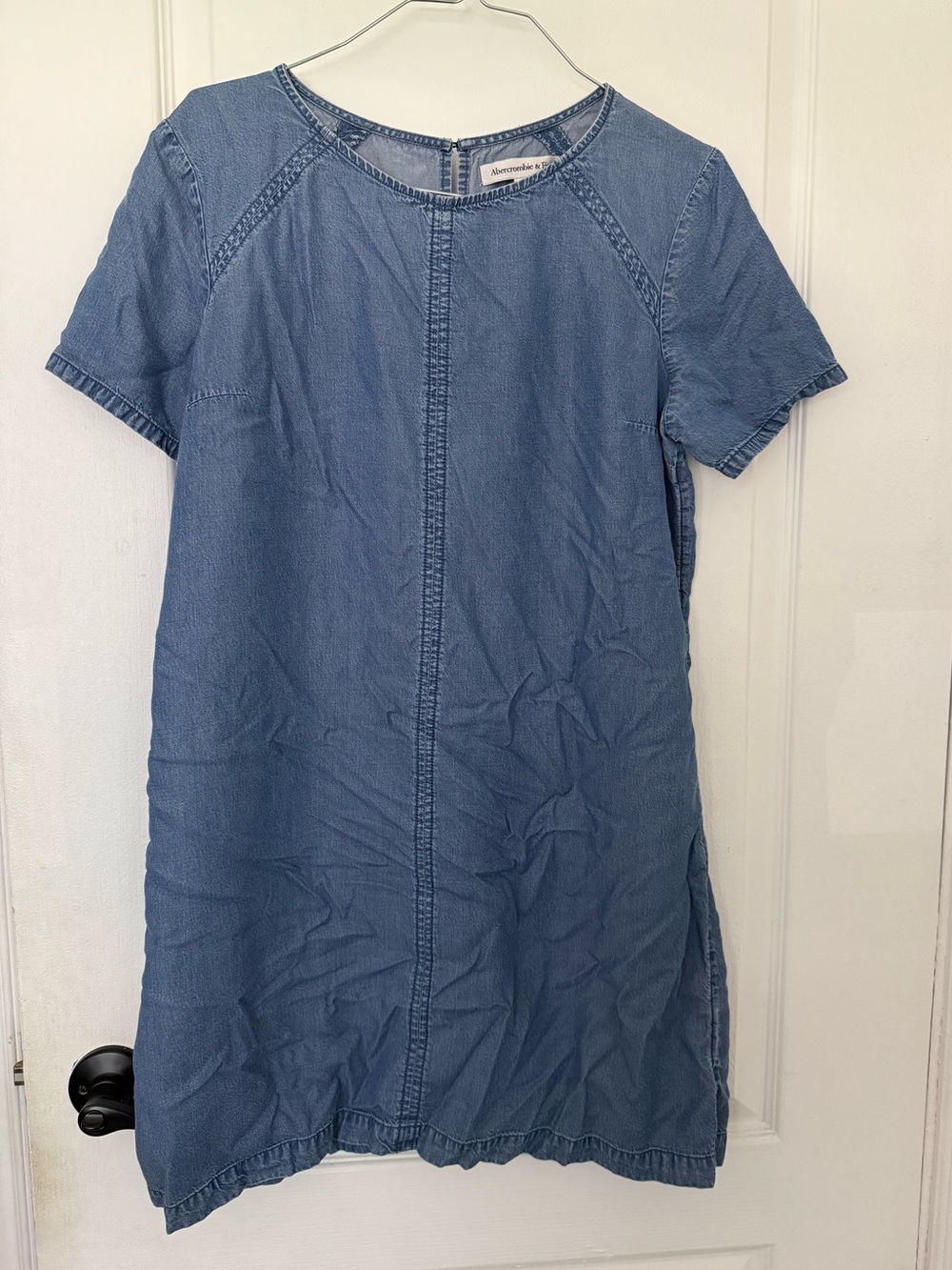 Abercrombie and Fitch Short Sleeve Shift Dress Size Large EUC